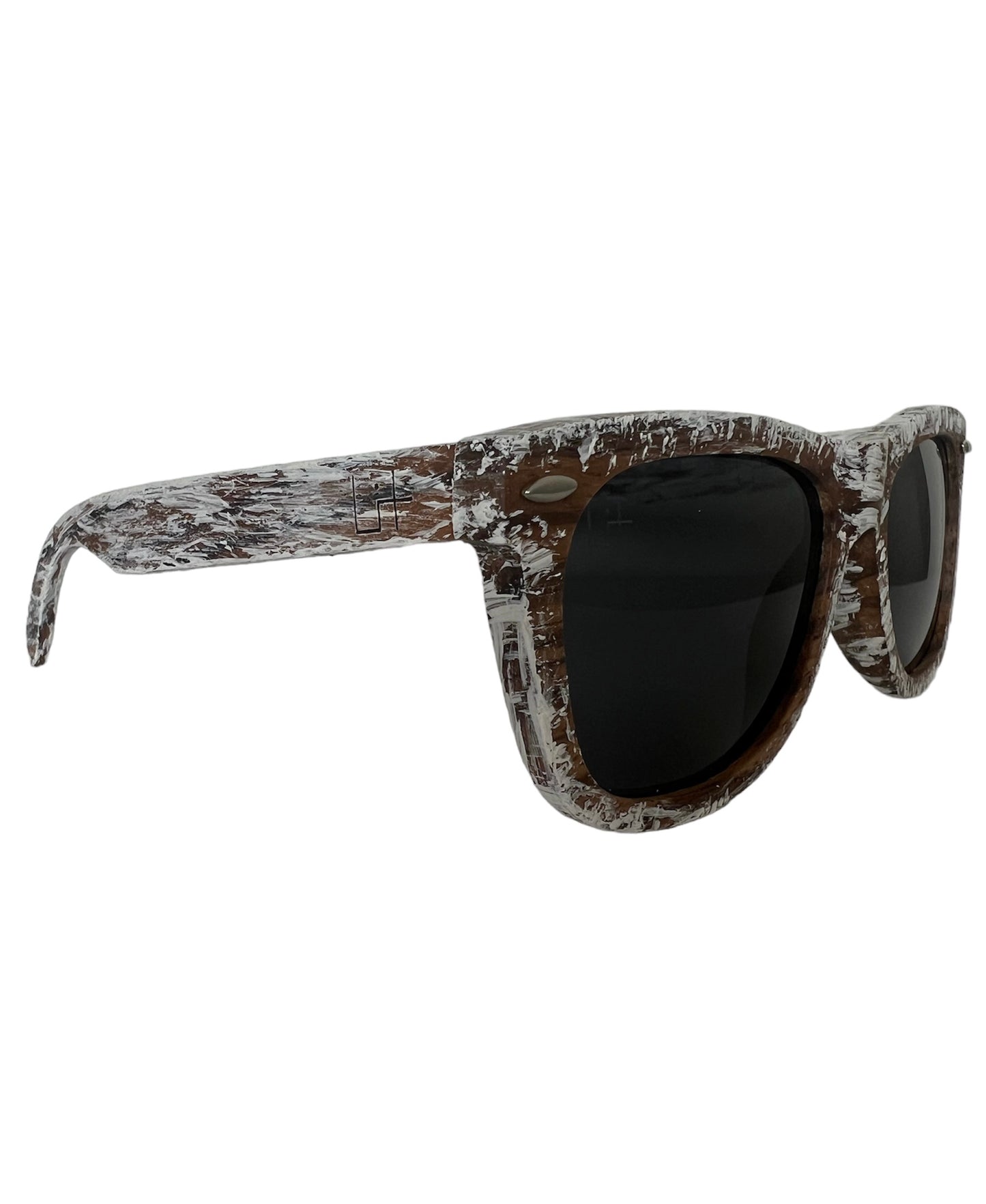 Lit Eyewear Sunglasses- [Distressed White]