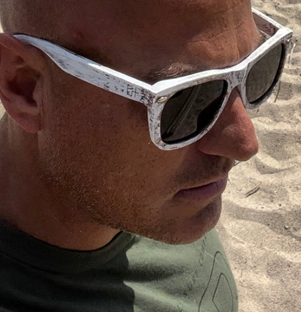 Lit Eyewear Sunglasses- [Distressed White]